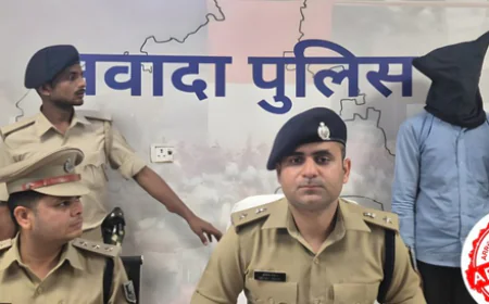 नवादा पुलिस की बड़ी कामयाबी: डेलवा गांव से AK-47 बरामद; लेवी वसूलने वाला गिरफ्तार