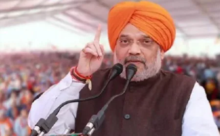 मोगा में अमित शाह की हुंकार: केसरी पगड़ी में दिखे गृहमंत्री, बोले– "पंजाब में अब बनेगी पूर्ण बहुमत की भाजपा सरकार"