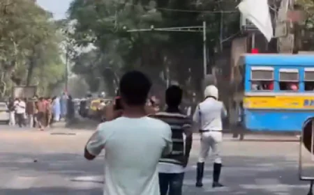 कोलकाता में चुनावी हिंसा: गिरिश पार्क झड़प के बाद 4 गिरफ्तार, भाजपा ने लगाया 'एकतरफा कार्रवाई' का आरोप