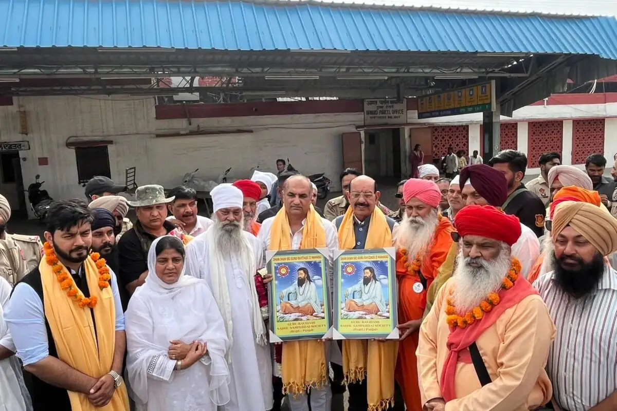 री मोहिंदर भगत ने हरिद्वार के लिए रवाना की 'दमड़ी यात्रा'