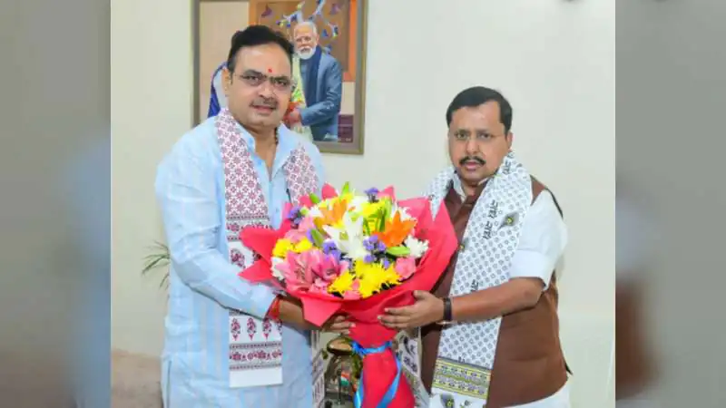 दिल्ली में सीएम भजनलाल का 'मिशन राजस्थान': विधानसभा चुनावों में जीत के बाद राष्ट्रीय अध्यक्ष नितिन नवीन से की मुलाकात, भविष्य की रणनीति पर चर्चा