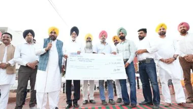 CM Bhagwant Mann ने गजेवास में ₹51 लाख की विकास ग्रांट सौंपी, जनसभा में सरकार की योजनाओं का किया जिक्र