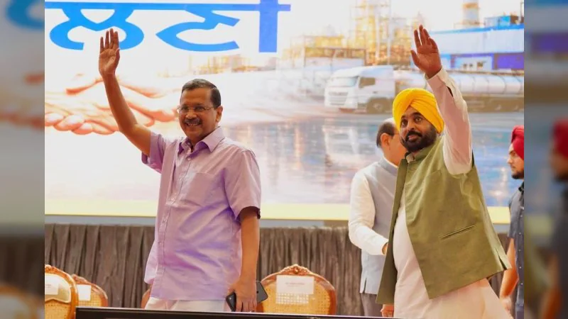 जालंधर में केजरीवाल-मान का व्यापारियों से संवाद: 'आप' सरकार ने खत्म की जबरन वसूली, दी सम्मान की जिंदगी
