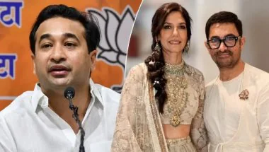 Aamir Khan Third Marriage: आमिर खान की तीसरी शादी पर नितेश राणे का हमला, बोले- 'लव जिहाद के ब्रांड एंबेसडर बनते जा रहे?'