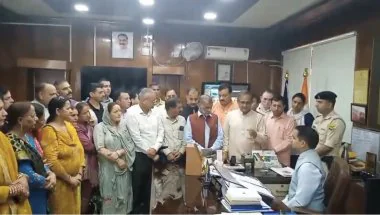 Bilaspur BJP Protest: कानून व्यवस्था पर बिलासपुर में भाजपा का प्रदर्शन, रणधीर शर्मा बोले- मानसून सत्र में सरकार को घेरेंगे