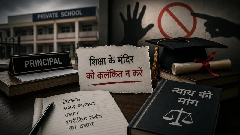 जोधपुर के निजी स्कूल में शिक्षिका ने प्रिंसिपल पर लगाए गंभीर आरोप, शिकायत के बाद पुलिस ने शुरू की जांच