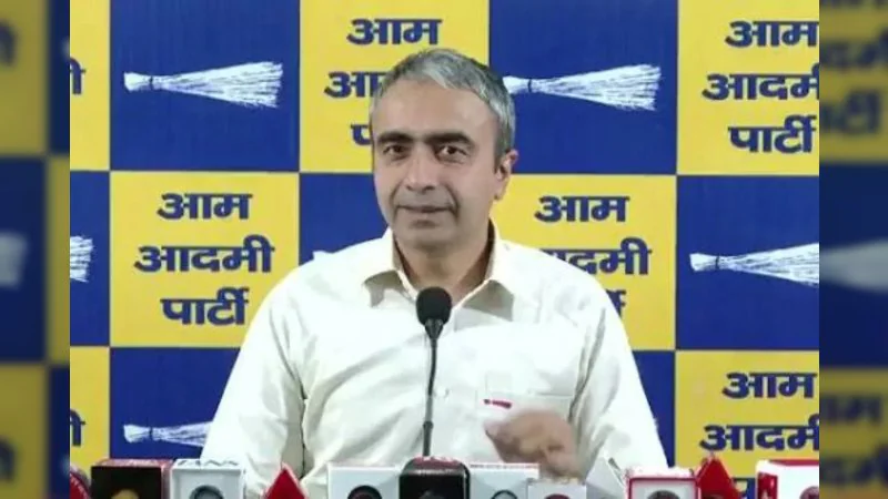 प्रदर्शन में नेताओं के बच्चों को लेकर उठे सवाल पर AAP का पलटवार, संजय सिंह की बेटी और केजरीवाल के बच्चों का किया जिक्र