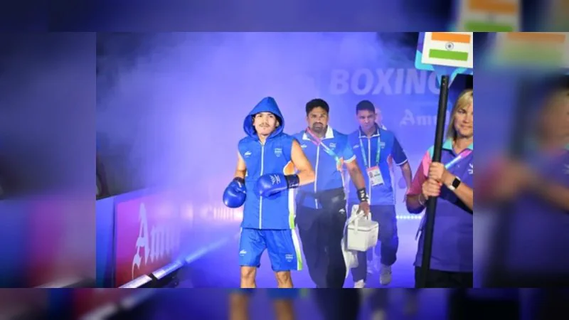 Commonwealth Games 2026 : प्रीति और जादूमणि सिंह क्वार्टर फाइनल में पहुंचे, पाकिस्तान के रहमान को 5-0 से हराया