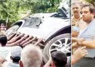 गाय की मौत के बाद भड़का गुस्सा, डॉक्टर को कार से उतारकर पीटा; बदायूं में हंगामे का वीडियो वायरल