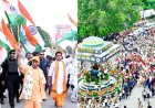 Gorakhpur Tiranga Yatra : गोरखपुर की सड़कों पर दिखा देशभक्ति का जोश, CM योगी ने संभाली तिरंगा यात्रा की कमान