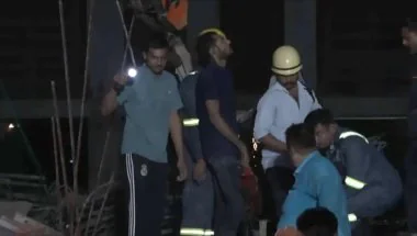 गांधीनगर में बड़ा हादसा, निर्माणाधीन कॉम्प्लेक्स का लोहे का ढांचा गिरा; 10 मजदूरों के दबे होने की आशंका