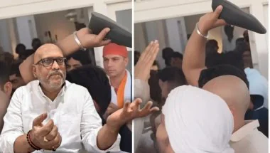 UP Congress में शपथ ग्रहण समारोह के दौरान हंगामा, अजय राय और आराधना मिश्रा मोना के समर्थक भिड़े